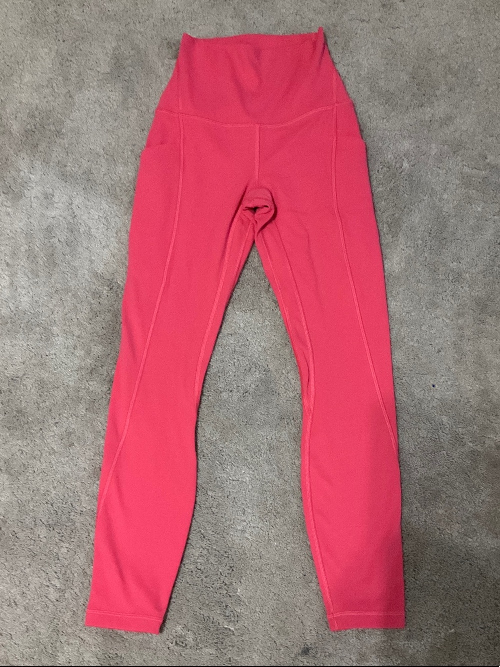 lululemon athletica Coral Pink High-Rise Leggings